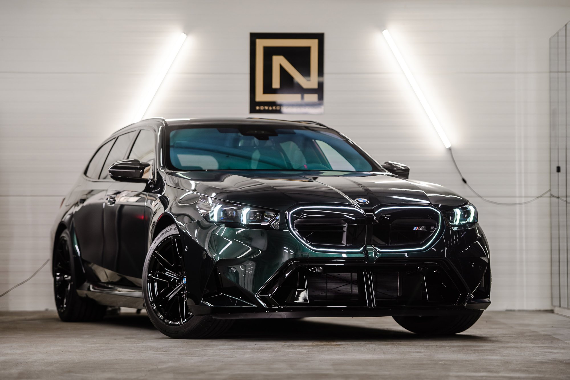BMW M5 Touring po aplikacji folii PPF — kontrola jakości, Nowakowski Studio Gdańsk